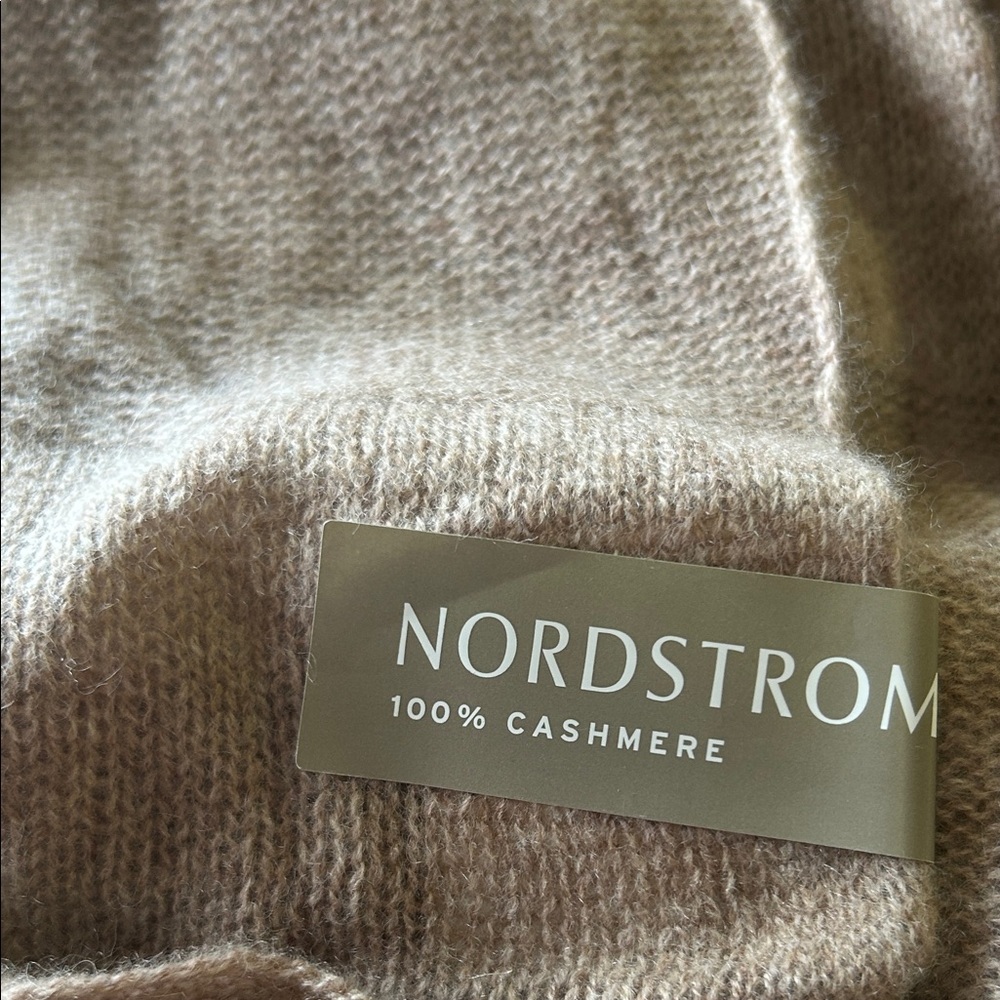 Nordstrom Beige Cashmere Knit